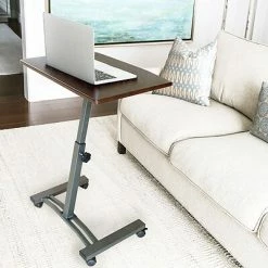 Coupon ❤️ Seville Classics Sit & Stand Desks AIRLIFT Mobile Laptop Computer Desk Cart Height-Adjustable From 20.5" To 33", Slim, Walnut 🤩 19 Coupon ❤️ Seville Classics Sit & Stand Desks AIRLIFT Mobile Laptop Computer Desk Cart Height-Adjustable From 20.5" To 33", Slim, Walnut 🤩 -Desk Riser Store unnamed file 2085