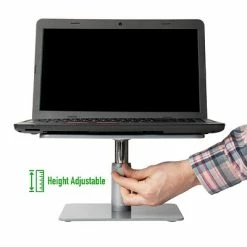 Cheap 💯 Monitor Mounts & Stands Mind Reader Table Top Monitor Riser, Metal Laptop Stand, Adjustable Riser, Silver With Black Top (MONRISE-BLK) 🛒 -Desk Riser Store unnamed file 2090