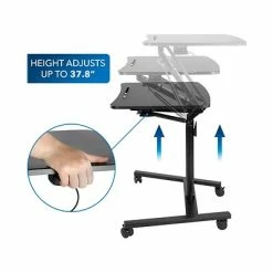Discount 🤩 Sit & Stand Desks Mount-It! 29"-42" Adjustable Mobile Desk, Black (MI-7969) 🎉 -Desk Riser Store unnamed file 2096