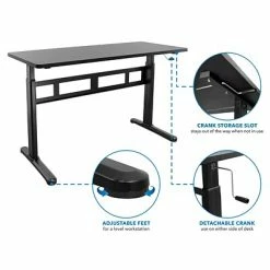 Cheap 🔥 Sit & Stand Desks Mount-It! 29" - 48" Adjustable Desk, Black (MI-7981) ✔️ -Desk Riser Store unnamed file 210