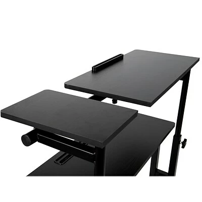 Promo ๐ Sit & Stand Desks Mind Reader 30" - 44" Particle Board Adjustable Desk, Black (SDROLLXL-BLK) โ๏ธ 6 Promo ๐ Sit & Stand Desks Mind Reader 30" - 44" Particle Board Adjustable Desk, Black (SDROLLXL-BLK) โ๏ธ - Image 4