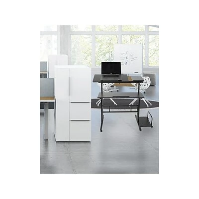 Promo ๐ Sit & Stand Desks Mind Reader 30" - 44" Particle Board Adjustable Desk, Black (SDROLLXL-BLK) โ๏ธ 7 Promo ๐ Sit & Stand Desks Mind Reader 30" - 44" Particle Board Adjustable Desk, Black (SDROLLXL-BLK) โ๏ธ - Image 5