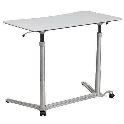 Top 10 ๐ Height-Adjustable Tables Flash Furniture 37''W Sit-Down-Stand-Up Computer Desk, Light Gray (NANIP61) ๐ฏ 3 Top 10 ๐ Height-Adjustable Tables Flash Furniture 37''W Sit-Down-Stand-Up Computer Desk, Light Gray (NANIP61) ๐ฏ