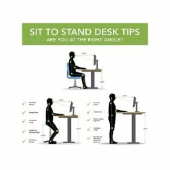 New ❤️ Height-Adjustable Tables Bush Business Furniture Move 40 Series 28''-48'' Adjustable Standing Desk, Natural Maple/Cool Gray Metallic (M4S7230ACSK) 🔥 -Desk Riser Store unnamed file 2196