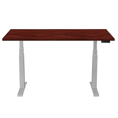 Wholesale ๐ Height-Adjustable Tables Fellowes Cambio 25"-50" Height Adjustable Standing Desk, Mahogany (9789001) ๐ 4 Wholesale ๐ Height-Adjustable Tables Fellowes Cambio 25"-50" Height Adjustable Standing Desk, Mahogany (9789001) ๐ - Image 2