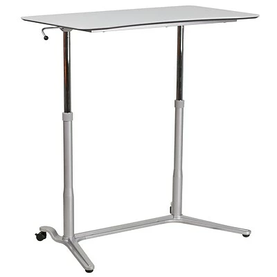 Top 10 ๐ Height-Adjustable Tables Flash Furniture 37''W Sit-Down-Stand-Up Computer Desk, Light Gray (NANIP61) ๐ฏ 9 Top 10 ๐ Height-Adjustable Tables Flash Furniture 37''W Sit-Down-Stand-Up Computer Desk, Light Gray (NANIP61) ๐ฏ - Image 7