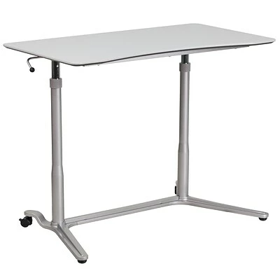 Top 10 ๐ Height-Adjustable Tables Flash Furniture 37''W Sit-Down-Stand-Up Computer Desk, Light Gray (NANIP61) ๐ฏ 10 Top 10 ๐ Height-Adjustable Tables Flash Furniture 37''W Sit-Down-Stand-Up Computer Desk, Light Gray (NANIP61) ๐ฏ - Image 8
