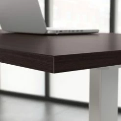 Best Pirce 🥰 Sit & Stand Desks Bush Business Furniture Move 60 Series 27"-48" Adjustable Standing Desk, Black Walnut/Cool Gray Metallic (M6S7230BWSK) 🧨 -Desk Riser Store unnamed file 2238