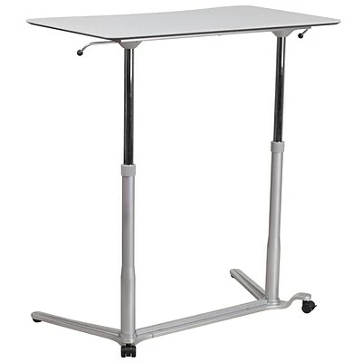 Top 10 ๐ Height-Adjustable Tables Flash Furniture 37''W Sit-Down-Stand-Up Computer Desk, Light Gray (NANIP61) ๐ฏ 11 Top 10 ๐ Height-Adjustable Tables Flash Furniture 37''W Sit-Down-Stand-Up Computer Desk, Light Gray (NANIP61) ๐ฏ - Image 9
