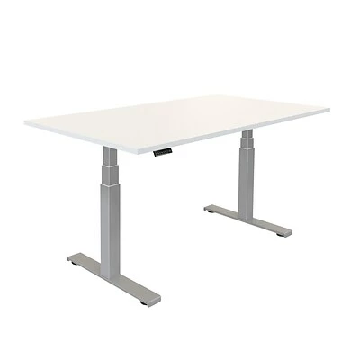 Budget ✔️ Height-Adjustable Tables Fellowes Cambio 25"-50" Height Adjustable Standing Desk, White (9788202WHT) ⌛ 4 Budget ✔️ Height-Adjustable Tables Fellowes Cambio 25"-50" Height Adjustable Standing Desk, White (9788202WHT) ⌛ - Image 2