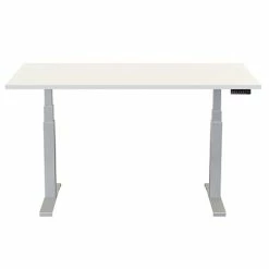 New 🔥 Height-Adjustable Tables Fellowes Cambio 25"-50" Height Adjustable Standing Desk, White (9788102WHT) ⭐