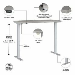 Wholesale 🔥 Sit & Stand Desks Bush Business Furniture Move 40 Series 28"-48" Adjustable Standing Desk, Platinum Gray/Cool Gray Metallic (M4S4824PGSK) ✨ -Desk Riser Store unnamed file 2281