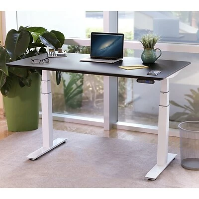 Best Pirce ❤️ Sit & Stand Desks Seville Classics AIRLIFT Electric Standing Desk, White With Black Top (OFFK65819) 🥰 5 Best Pirce ❤️ Sit & Stand Desks Seville Classics AIRLIFT Electric Standing Desk, White With Black Top (OFFK65819) 🥰 - Image 3