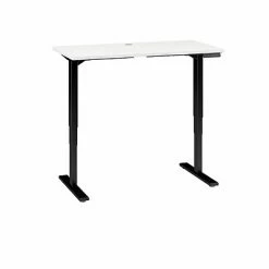 Discount ✨ Sit & Stand Desks Bush Business Furniture Move 80 Series 23''-49'' Adjustable Standing Desk, White (HAT4824WHBK) 👍