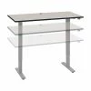 New 🎁 Sit & Stand Desks Bush Business Furniture Move 40 Series 28"-48" Adjustable Standing Desk, White Spectrum/Cool Gray Metallic (M4S6030WPSK) ✨