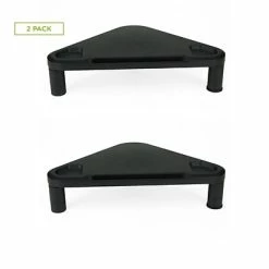 Budget 🔔 Monitor Mounts & Stands Mind Reader Monitor Stand Riser, For Computer Monitor, Laptop, 2/Pack, Black (2PLTRISTA-BLK) 🤩