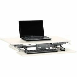 Buy 😀 Sit & Stand Desks HON 35"W Desktop Riser With Keyboard Tray, White (BSXRISERWHT) ⭐ -Desk Riser Store unnamed file 237