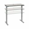 Brand new 🔔 Sit & Stand Desks Bush Business Furniture Move 40 Series 28''-48'' Adjustable Standing Desk, White Spectrum/Cool Gray Metallic (M4S4824WPSK) ❤️