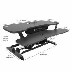 Buy 🥰 Versa Products Sit & Stand Desks VersaDesk PowerPro 48"W Electric Sit To Stand Desktop Converter With Keyboard Tray & USB Port, White (SP7644824-00-05) ⌛ -Desk Riser Store unnamed file 241