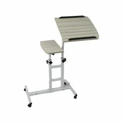 Wholesale ✨ Sit & Stand Desks Mind Reader 22"-34" Adjustable Desk, White/Brown (ADJCMROLL-WHT) ⌛