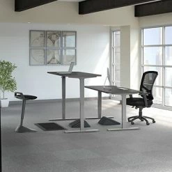 Brand new ❤️ Sit & Stand Desks Bush Business Furniture Move 80 Series 23''-49'' Adjustable Standing Desk, Storm Gray/Cool Gray Metallic (HAT7230SGK) 🤩 -Desk Riser Store unnamed file 2455