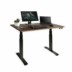 Cheap 🎉 Sit & Stand Desks Seville Classics AIRLIFT 26"-51"H Metal Electric Standing Desk, Black With Walnut Top (OFFK65826) ✔️ -Desk Riser Store unnamed file 2462