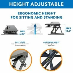 Hot Sale ๐ Sit & Stand Desks Mount-It! 36"W Standing Desk Converter, Plastic/Steel (MI-7926) ๐ 15 Hot Sale ๐ Sit & Stand Desks Mount-It! 36"W Standing Desk Converter, Plastic/Steel (MI-7926) ๐ -Desk Riser Store unnamed file 247