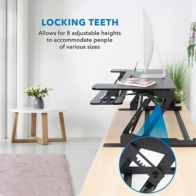 Hot Sale ๐ Sit & Stand Desks Mount-It! 36"W Standing Desk Converter, Plastic/Steel (MI-7926) ๐ 9 Hot Sale ๐ Sit & Stand Desks Mount-It! 36"W Standing Desk Converter, Plastic/Steel (MI-7926) ๐ - Image 7