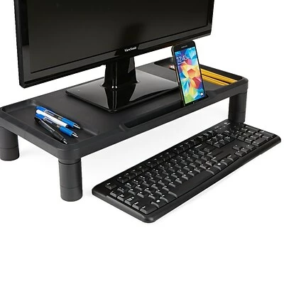Hot Sale ๐ Monitor Mounts & Stands Mind Reader Monitor Stand, Durable Plastic Monitor Riser, For Computer Monitor, Laptop, PC, MacBook, Black (LGPLMONST-BLK) ๐ 3 Hot Sale ๐ Monitor Mounts & Stands Mind Reader Monitor Stand, Durable Plastic Monitor Riser, For Computer Monitor, Laptop, PC, MacBook, Black (LGPLMONST-BLK) ๐