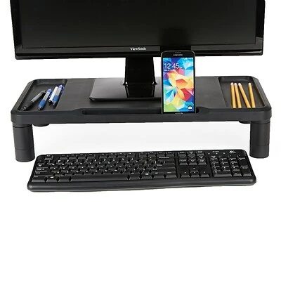 Hot Sale ๐ Monitor Mounts & Stands Mind Reader Monitor Stand, Durable Plastic Monitor Riser, For Computer Monitor, Laptop, PC, MacBook, Black (LGPLMONST-BLK) ๐ 5 Hot Sale ๐ Monitor Mounts & Stands Mind Reader Monitor Stand, Durable Plastic Monitor Riser, For Computer Monitor, Laptop, PC, MacBook, Black (LGPLMONST-BLK) ๐ - Image 3