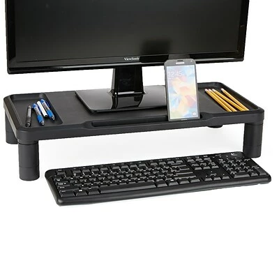 Hot Sale ๐ Monitor Mounts & Stands Mind Reader Monitor Stand, Durable Plastic Monitor Riser, For Computer Monitor, Laptop, PC, MacBook, Black (LGPLMONST-BLK) ๐ 7 Hot Sale ๐ Monitor Mounts & Stands Mind Reader Monitor Stand, Durable Plastic Monitor Riser, For Computer Monitor, Laptop, PC, MacBook, Black (LGPLMONST-BLK) ๐ - Image 5