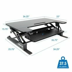 Hot Sale ๐ Sit & Stand Desks Mount-It! 36"W Standing Desk Converter, Plastic/Steel (MI-7926) ๐ 19 Hot Sale ๐ Sit & Stand Desks Mount-It! 36"W Standing Desk Converter, Plastic/Steel (MI-7926) ๐ -Desk Riser Store unnamed file 251
