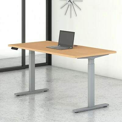 Cheap ๐ Sit & Stand Desks Bush Business Furniture Move 60 Series 27''-47'' Adjustable Standing Desk, Natural Maple (M6S6030ACSK) โจ 4 Cheap ๐ Sit & Stand Desks Bush Business Furniture Move 60 Series 27''-47'' Adjustable Standing Desk, Natural Maple (M6S6030ACSK) โจ - Image 2
