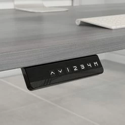 Discount 🎁 Sit & Stand Desks Bush Business Furniture Move 60 Series 27"-48" Adjustable Standing Desk, Platinum Gray/Black Powder 🧥 Coat (M6S4824PGBK) 😍 -Desk Riser Store unnamed file 2541