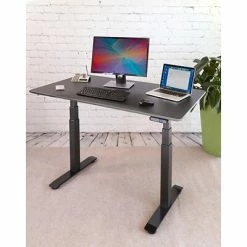 Deals ✔️ Sit & Stand Desks Seville Classics AIRLIFT 26"-51"H Metal Electric Standing Desk, Black With Black Top (OFFK65818) ✨ 10 Deals ✔️ Sit & Stand Desks Seville Classics AIRLIFT 26"-51"H Metal Electric Standing Desk, Black With Black Top (OFFK65818) ✨ -Desk Riser Store unnamed file 2545