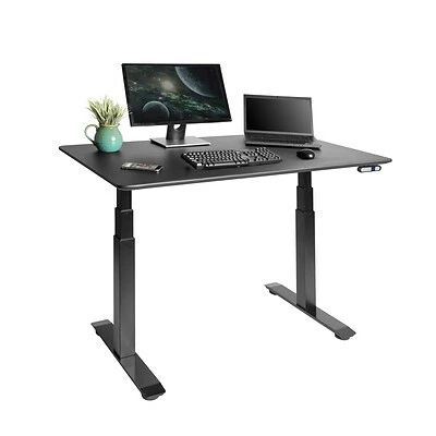 Deals ✔️ Sit & Stand Desks Seville Classics AIRLIFT 26"-51"H Metal Electric Standing Desk, Black With Black Top (OFFK65818) ✨ 7 Deals ✔️ Sit & Stand Desks Seville Classics AIRLIFT 26"-51"H Metal Electric Standing Desk, Black With Black Top (OFFK65818) ✨ - Image 5