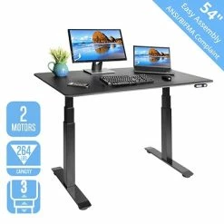 Deals ✔️ Sit & Stand Desks Seville Classics AIRLIFT 26"-51"H Metal Electric Standing Desk, Black With Black Top (OFFK65818) ✨ 13 Deals ✔️ Sit & Stand Desks Seville Classics AIRLIFT 26"-51"H Metal Electric Standing Desk, Black With Black Top (OFFK65818) ✨ -Desk Riser Store unnamed file 2548