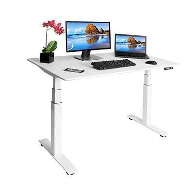 Brand new ๐ Sit & Stand Desks Seville Classics AIRLIFT 26"-51"H Metal Electric Standing Desk, White With White Top (OFFK65823) โจ 4 Brand new ๐ Sit & Stand Desks Seville Classics AIRLIFT 26"-51"H Metal Electric Standing Desk, White With White Top (OFFK65823) โจ - Image 2