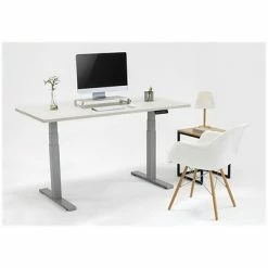 Buy 😉 Sit & Stand Desks Fellowes Cambio 24.75"-50.25"H Adjustable Standing Desk, White (9788002WHT) 👍 -Desk Riser Store unnamed file 2579