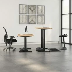 Outlet ⭐ Sit & Stand Desks Bush Business Furniture Move 60 Series 27''-47'' Adjustable Standing Desk, Natural Maple (M6S4830ACBK) 😀 -Desk Riser Store unnamed file 2589