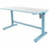 Deals 😉 Office Desks Hanover 22"- 35" Stand Or Sit Adjustable Electric Desk For Children For School And Crafts, Electric Blue, HCR001DSK-BLU 👍 -Desk Riser Store unnamed file 2610