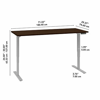 Hot Sale 🔥 Sit & Stand Desks Bush Business Furniture Move 80 Series 23"-49" Adjustable Standing Desk, Harvest Cherry (HAT4830CSK) 🥰 7 Hot Sale 🔥 Sit & Stand Desks Bush Business Furniture Move 80 Series 23"-49" Adjustable Standing Desk, Harvest Cherry (HAT4830CSK) 🥰 - Image 5