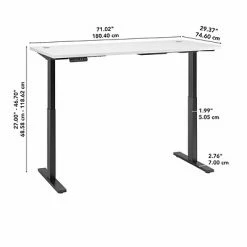New 🧨 Sit & Stand Desks Bush Business Furniture Move 60 Series 27''-47'' Adjustable Standing Desk, White (M6S7230WHBK) ⭐ -Desk Riser Store unnamed file 2646