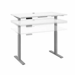 Best reviews of ๐ Sit & Stand Desks Bush Business Furniture Move 60 Series 27''-47'' Adjustable Standing Desk, White (M6S4830WHSK) ๐คฉ