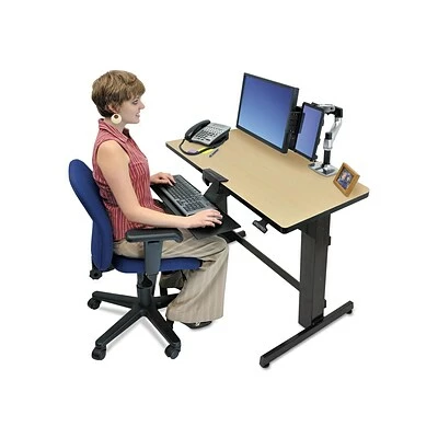 Best deal ๐ Standing Desks Ergotron WorkFit-D 48" Adjustable Desk, MDF (24-271-928) ๐ 4 Best deal ๐ Standing Desks Ergotron WorkFit-D 48" Adjustable Desk, MDF (24-271-928) ๐ - Image 2