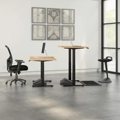 Discount 🎁 Sit & Stand Desks Bush Business Furniture Move 60 Series 27''-47'' Adjustable Standing Desk, Natural Maple (M6S6030ACBK) ❤️ -Desk Riser Store unnamed file 2684