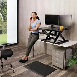 Best Pirce ❤️ Sit & Stand Desks Ergotron WorkFit-TX 17"H Adjustable Riser Desk (33-467-921) 🔥 -Desk Riser Store unnamed file 269