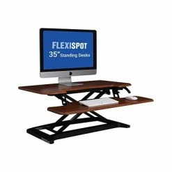 Cheap 😉 Sit & Stand Desks Flexispot AlcoveRiser 35" Adjustable Desk Riser, Mahogany (M7MN) 🎁 -Desk Riser Store unnamed file 27