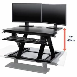 Best Pirce ❤️ Sit & Stand Desks Ergotron WorkFit-TX 17"H Adjustable Riser Desk (33-467-921) 🔥 -Desk Riser Store unnamed file 272