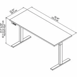 New 🔥 Sit & Stand Desks Bush Business Furniture Move 60 Series 60"W Height Adjustable Standing Desk, Mocha Cherry (M6S6024MRSBK) ✨ -Desk Riser Store unnamed file 2725